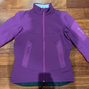 Arc’teryx Hyllus Softshell Polartec Jacket Purple Sz. M